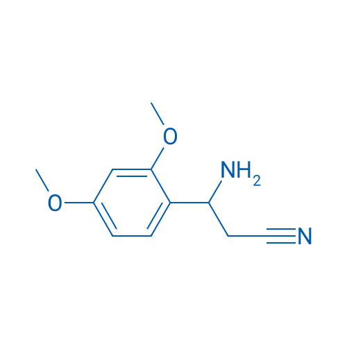 3-AMINO-3-(2,4-DIMETHOXYPHENYL)PROPANENITRILE 250mg