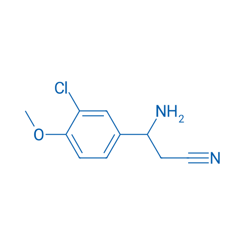 3-AMINO-3-(3-CHLORO-4-METHOXYPHENYL)PROPANENITRILE 1g