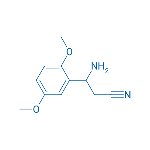 3-AMINO-3-(2,5-DIMETHOXYPHENYL)PROPANENITRILE 1g