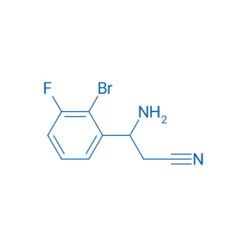 3-AMINO-3-(2-BROMO-3-FLUOROPHENYL)PROPANENITRILE 1g