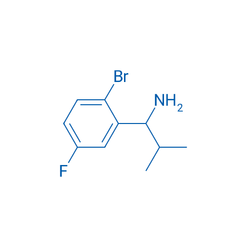 1-(2-BROMO-5-FLUOROPHENYL)-2-METHYLPROPAN-1-AMINE 250mg