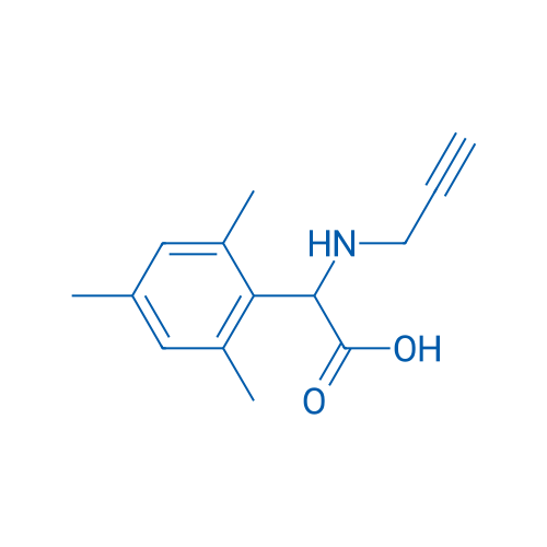 2-Mesityl-2-(prop-2-yn-1-ylamino)acetic acid 1g