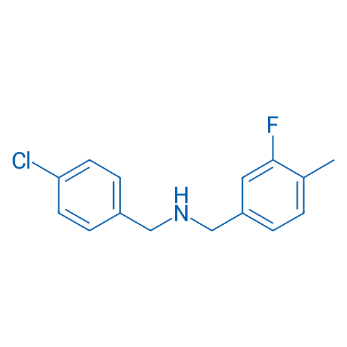 [(4-Chlorophenyl)methyl][(3-fluoro-4-methylphenyl)methyl]amine 5g