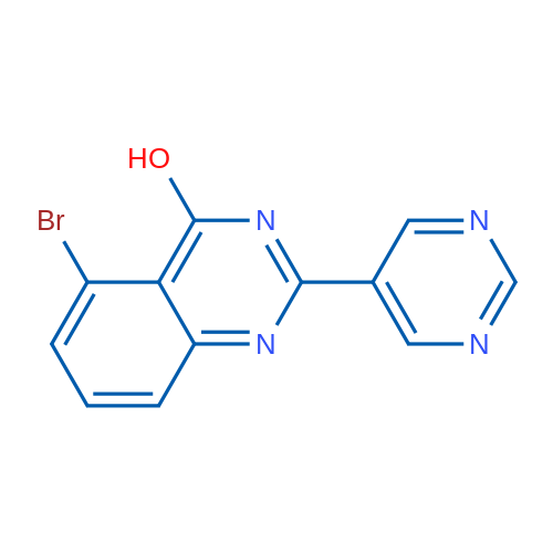 5-Bromo-2-(pyrimidin-5-yl)quinazolin-4-ol 1g