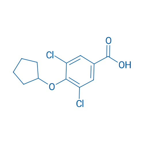 3,5-Dichloro-4-(cyclopentyloxy)benzoic acid 5g