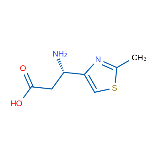 (3S)-3-amino-3-(2-methyl(1,3-thiazol-4-yl))propanoic acid 1g