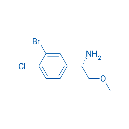 (S)-1-(3-bromo-4-chlorophenyl)-2-methoxyethan-1-amine 250mg