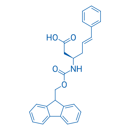 Fmoc-(R)-3-Amino-(6-phenyl)-5-hexenoic acid 100mg