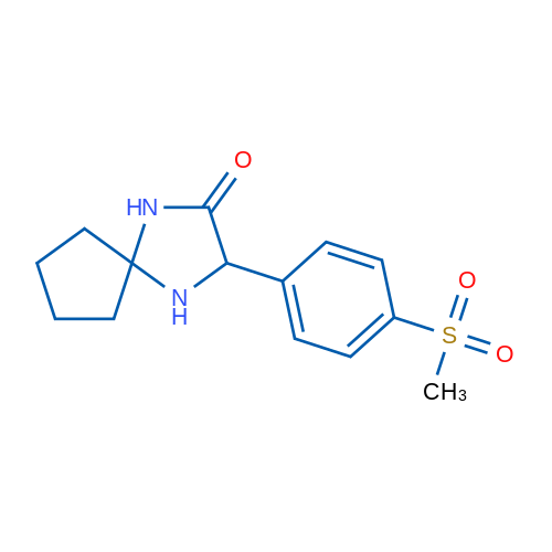 3-(4-(Methylsulfonyl)phenyl)-1,4-diazaspiro[4.4]nonan-2-one 5g