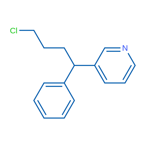 3-(4-Chloro-1-phenylbutyl)pyridine 1g