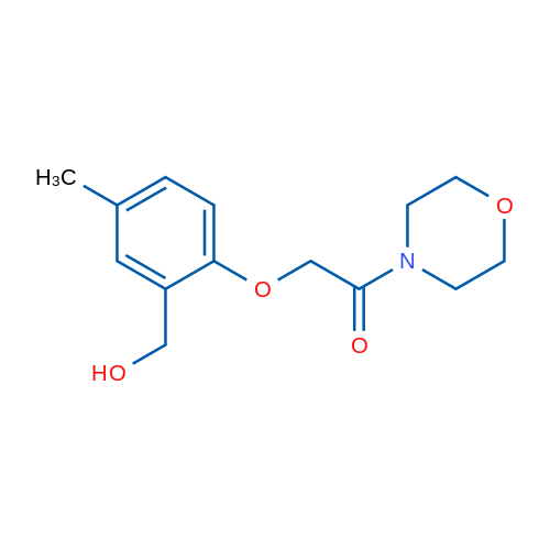 2-(2-(Hydroxymethyl)-4-methylphenoxy)-1-morpholinoethanone 5g