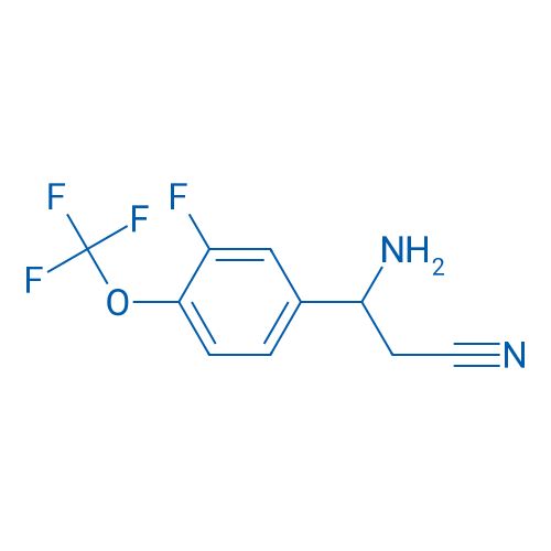 3-AMINO-3-[3-FLUORO-4-(TRIFLUOROMETHOXY)PHENYL]PROPANENITRILE 1g