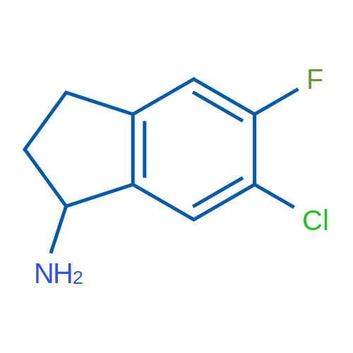 6-Chloro-5-fluoro-2,3-dihydro-1H-inden-1-amine 100mg