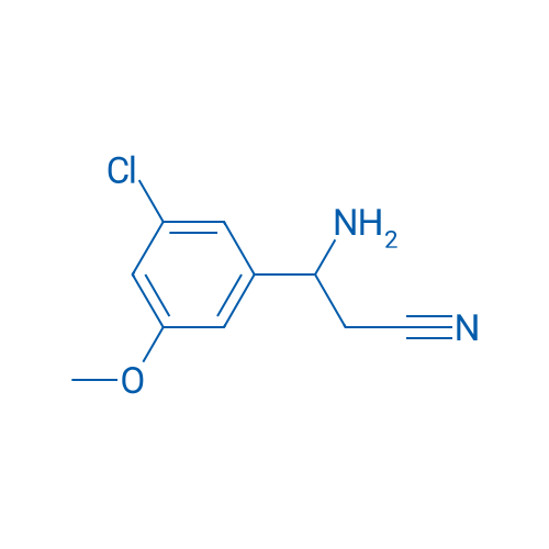 3-AMINO-3-(3-CHLORO-5-METHOXYPHENYL)PROPANENITRILE 1g