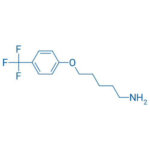 5-(4-(Trifluoromethyl)phenoxy)pentan-1-amine 100mg