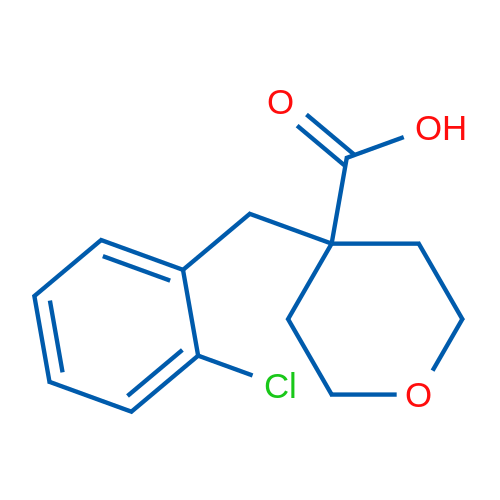 4-(2-Chlorobenzyl)tetrahydro-2H-pyran-4-carboxylic acid 1g