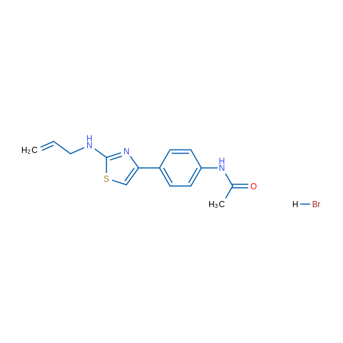 N-(4-{2-[(prop-2-en-1-yl)amino]-1,3-thiazol-4-yl}phenyl)acetamide hydrobromide 1g