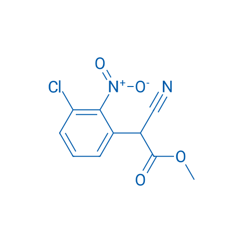 Methyl 2-(3-chloro-2-nitrophenyl)-2-cyanoacetate 250mg