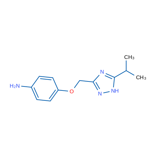 4-((5-Isopropyl-1H-1,2,4-triazol-3-yl)methoxy)aniline 1g