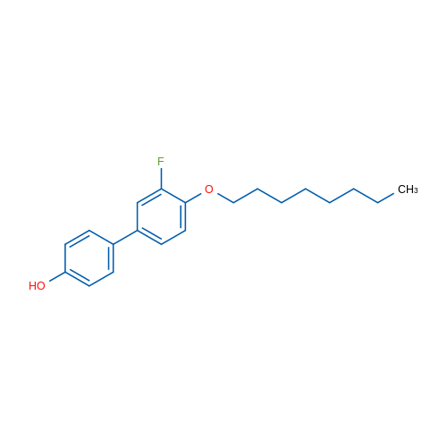 3'-Fluoro-4'-(octyloxy)-[1,1'-biphenyl]-4-ol 1g