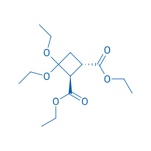 1,2-diethyl (1S,2R)-rel-3,3-diethoxycyclobutane-1,2-dicarboxylate 1g
