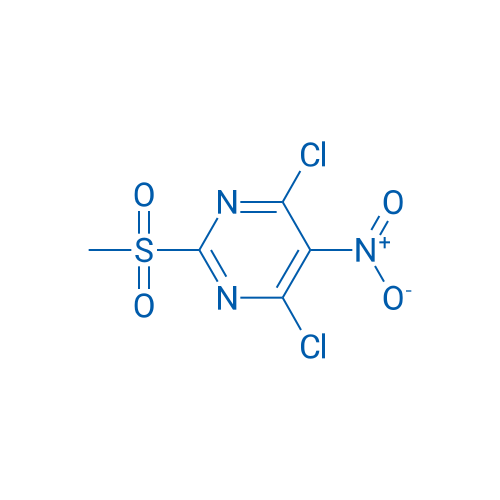 4,6-Dichloro-2-(methylsulfonyl)-5-nitropyrimidine 5g
