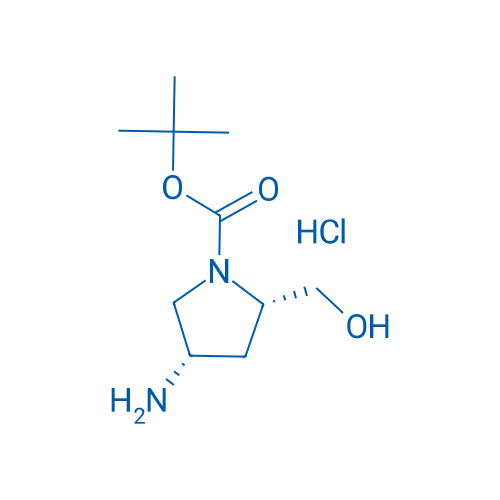 (2S,4S)-tert-Butyl 4-amino-2-(hydroxymethyl)pyrrolidine-1-carboxylate hydrochloride 5g
