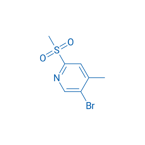 5-Bromo-4-methyl-2-(methylsulfonyl)pyridine 250mg