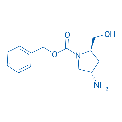 (2R,4S)-Benzyl 4-amino-2-(hydroxymethyl)pyrrolidine-1-carboxylate 250mg