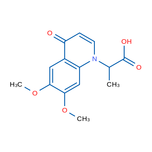 2-(6,7-Dimethoxy-4-oxoquinolin-1(4H)-yl)propanoic acid 1g