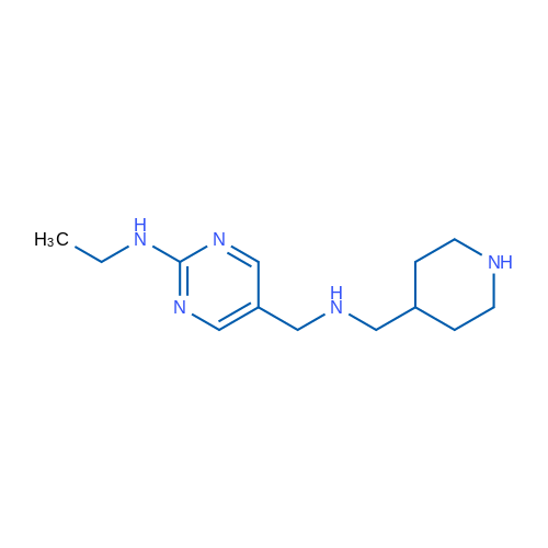N-Ethyl-5-(((piperidin-4-ylmethyl)amino)methyl)pyrimidin-2-amine 1g