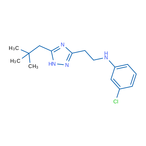 3-Chloro-N-(2-(5-neopentyl-1H-1,2,4-triazol-3-yl)ethyl)aniline 1g