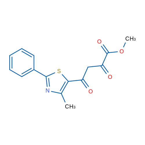 Methyl 4-(4-methyl-2-phenylthiazol-5-yl)-2,4-dioxobutanoate 1g