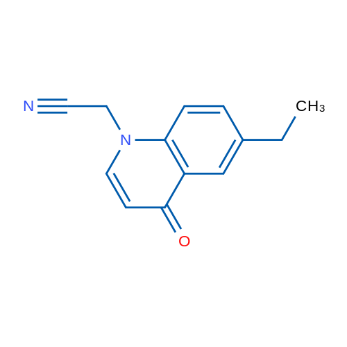 2-(6-Ethyl-4-oxoquinolin-1(4H)-yl)acetonitrile 1g