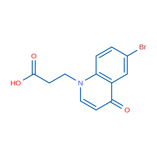 3-(6-Bromo-4-oxoquinolin-1(4H)-yl)propanoic acid 1g