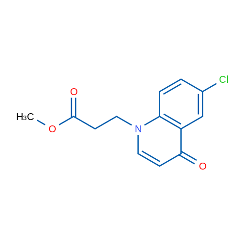 Methyl 3-(6-chloro-4-oxoquinolin-1(4H)-yl)propanoate 1g