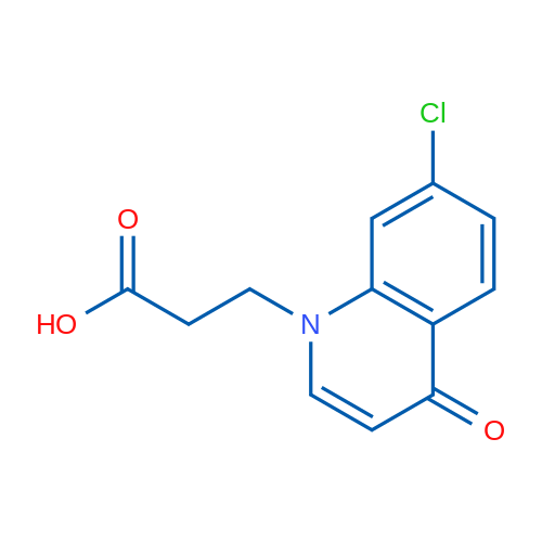 3-(7-Chloro-4-oxoquinolin-1(4H)-yl)propanoic acid 1g
