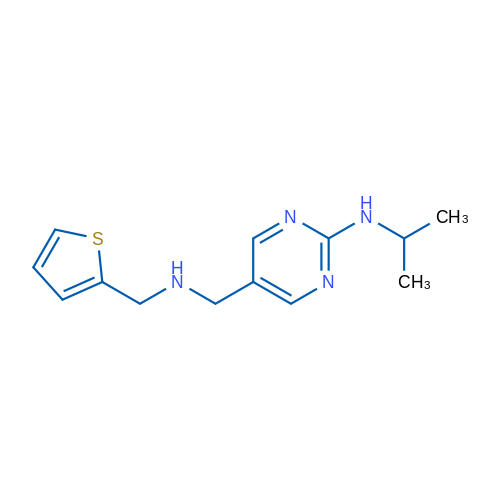 N-Isopropyl-5-(((thiophen-2-ylmethyl)amino)methyl)pyrimidin-2-amine 5g