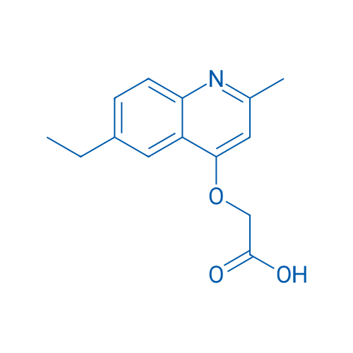 2-((6-Ethyl-2-methylquinolin-4-yl)oxy)acetic acid 1g