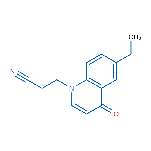 3-(6-Ethyl-4-oxoquinolin-1(4H)-yl)propanenitrile 1g