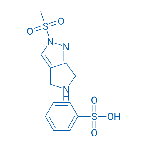 2-(Methylsulfonyl)-2,4,5,6-tetrahydropyrrolo[3,4-c]pyrazole benzenesulfonate 5g
