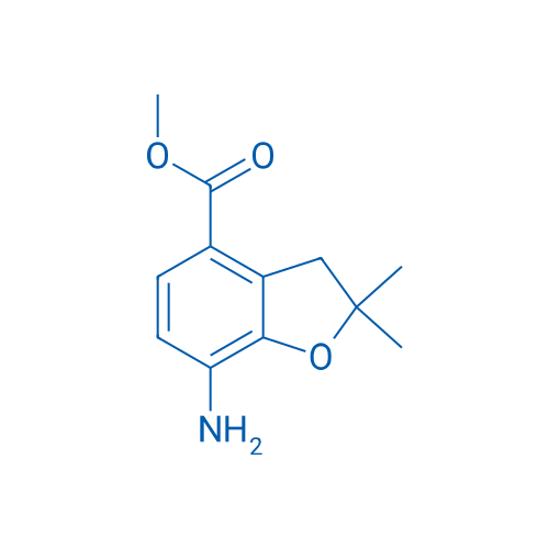 Methyl 7-amino-2,2-dimethyl-2,3-dihydrobenzofuran-4-carboxylate 250mg