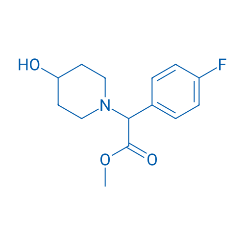 Methyl 2-(4-fluorophenyl)-2-(4-hydroxypiperidin-1-yl)acetate 1g