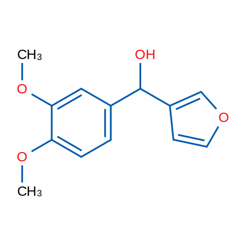 (3,4-Dimethoxyphenyl)(furan-3-yl)methanol 1g