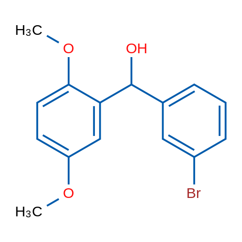 (3-Bromophenyl)(2,5-dimethoxyphenyl)methanol 1g