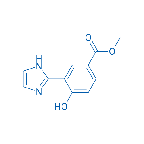 Methyl 4-hydroxy-3-(1H-imidazol-2-yl)benzoate 250mg