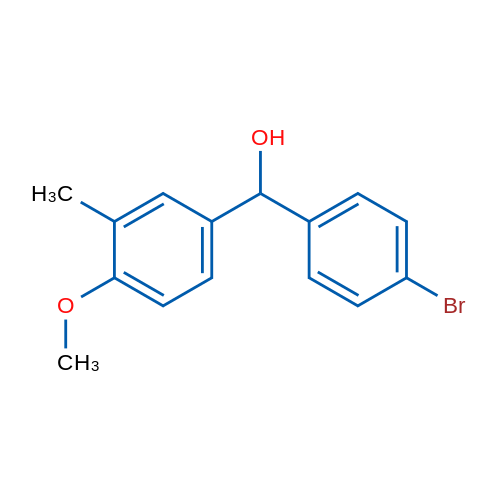 (4-Bromophenyl)(4-methoxy-3-methylphenyl)methanol 1g