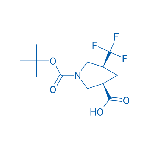 (1R,5S)-3-(tert-Butoxycarbonyl)-5-(trifluoromethyl)-3-azabicyclo[3.1.0]hexane-1-carboxylic acid 250mg