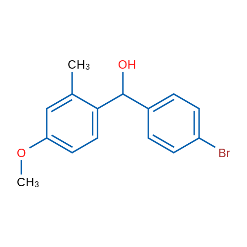(4-Bromophenyl)(4-methoxy-2-methylphenyl)methanol 1g