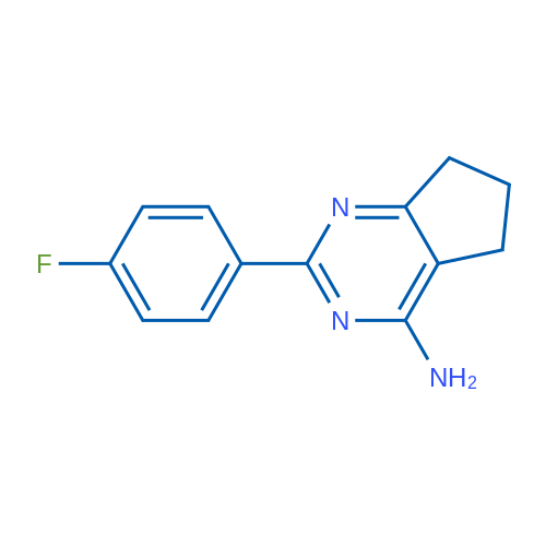 2-(4-Fluorophenyl)-6,7-dihydro-5H-cyclopenta[d]pyrimidin-4-amine 1g